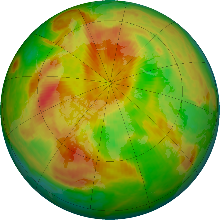 Arctic ozone map for 03 May 2002